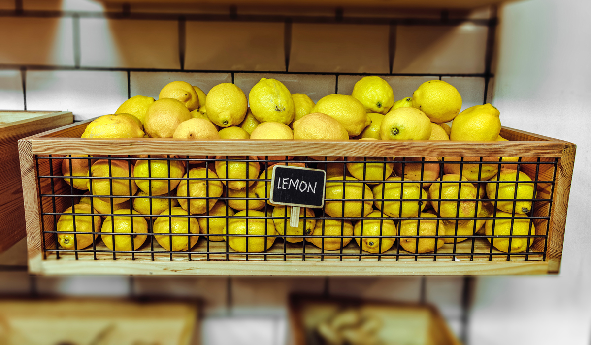 Historical pricing of lemons in the the United States