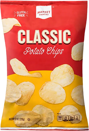 Potato chips cutout