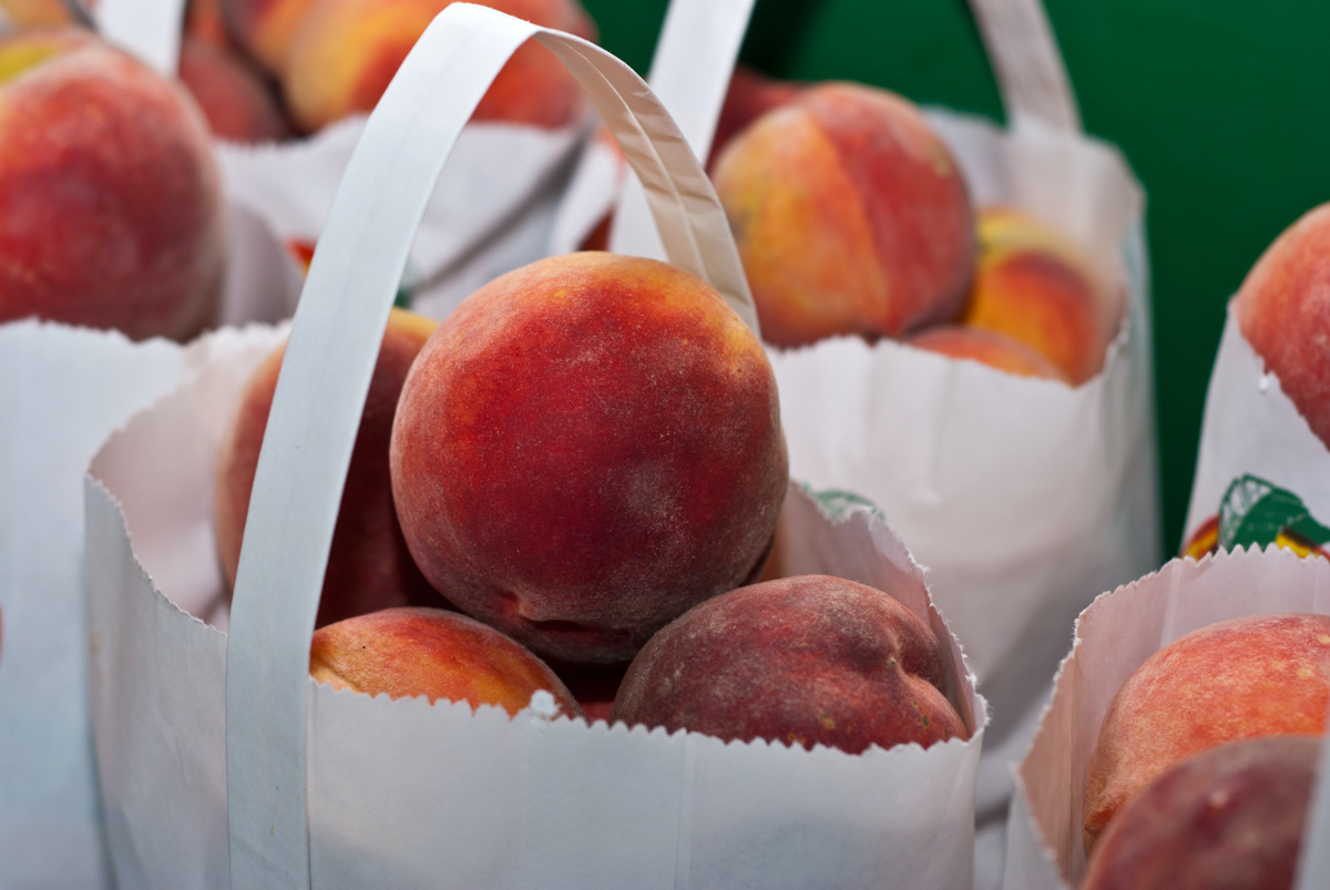 Historical pricing of peaches in the the United States
