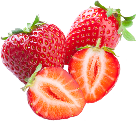 strawberries cutout