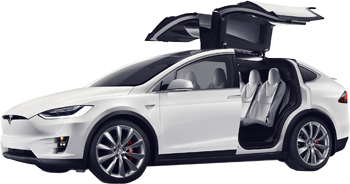 Tesla model X cutout